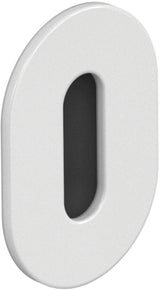 HEWI Schlüsselrosetten-Paar 306PCM 90 oval selbstklebend tiefschwarz