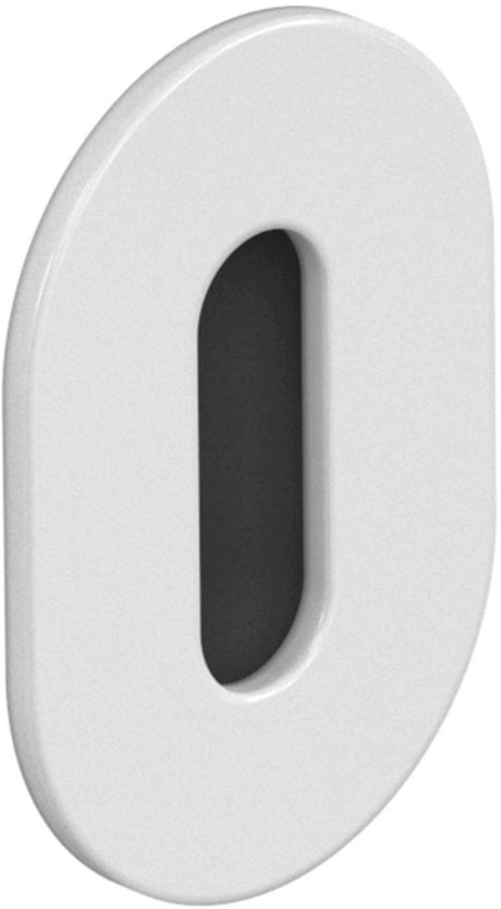 HEWI Schlüsselrosetten-Paar 306PCM 90 oval selbstklebend tiefschwarz