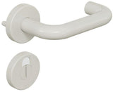 HEWI Rosettengarnitur 111R02.130 U-Form, DIN L/R, R-Technik, rubinrot, Kunststoff