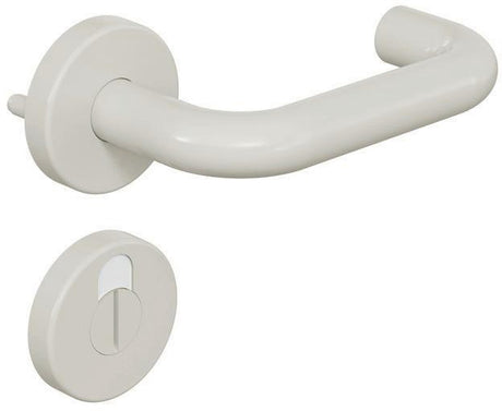 HEWI Rosettengarnitur 111R02.130 U-Form, DIN L/R, R-Technik, rubinrot, Kunststoff