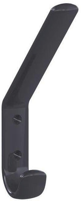 HEWI Garderobenhaken 477.90.070 mit abgewinkeltem Huthaken, rubinrot, 163 mm hoch