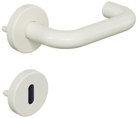 HEWI Rosettengarnitur 111R02.130 U-Form, DIN L/R, R-Technik, rubinrot, Kunststoff
