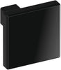HEWI Möbelknopf 547.32.2 – Tiefschwarzer Kunststoffknopf, 32 mm, 30 mm Ausladung