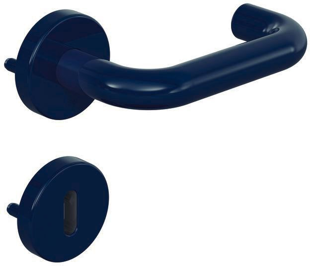 HEWI Rosettengarnitur 111R02.130 U-Form, DIN L/R, R-Technik, rubinrot, Kunststoff