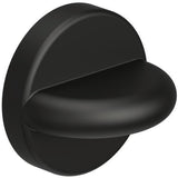 HEWI Schlüsselrosetten-Paar 306.23PB 90 – Rund, PZ, 55 mm, tiefschwarz matt, für Türstärke 38,1–48 mm