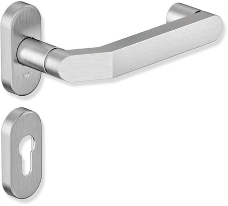 HEWI Rosettengarnitur 270XAH01.130 Edelstahl PZ DIN L/R für Zimmertüren
