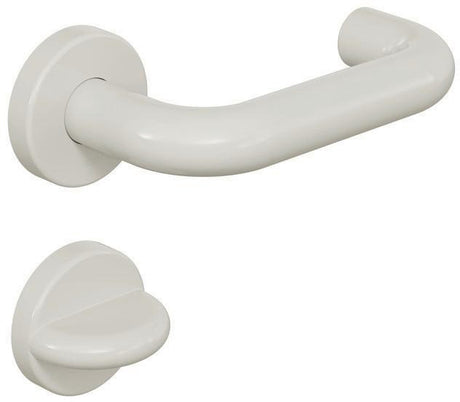 HEWI Rosetten-Drückergarnitur 111R02.230 U-Form FBM DIN L/R D/D – Rubinrot