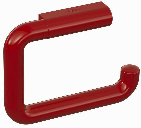 HEWI WC-Papierhalter 477.21.100 33 PA 33 rubinrot – Diebstahlgeschützt, Polyamid, 160 mm