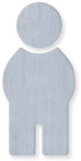 HEWI Symbol Barrierefrei 710XA.150.3 aus Edelstahl, selbstklebend, 150 x 135 mm, matt