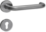 HEWI Zimmergarnitur 111XAH01.230 Edelstahl matt BB Buntbart DIN EN 179