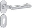 HEWI Rosettengarnitur 162XAH01.640 Edelstahl DIN L/R H-Technik
