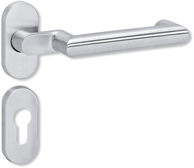 HEWI Rosettengarnitur 162XAH01.640 Edelstahl DIN L/R H-Technik
