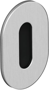 HEWI Schlüsselrosetten-Paar 306XAM aus Edelstahl matt, oval, selbstklebend, PZ