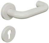 HEWI Rosetten-Drückergarnitur 111R02.230 U-Form FBM DIN L/R D/D – Rubinrot