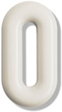 HEWI Hausnummer Ziffer 0 Spezial-Polyamid 99 reinweiß 165 mm Ø 33 mm