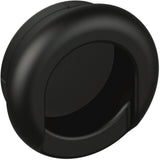 HEWI Schiebetürmuschel 538.60MLB Polyamid tiefschwarz matt für Holztüren ab 22 mm