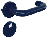 HEWI Rosettengarnitur 111R02.130 U-Form, DIN L/R, R-Technik, rubinrot, Kunststoff