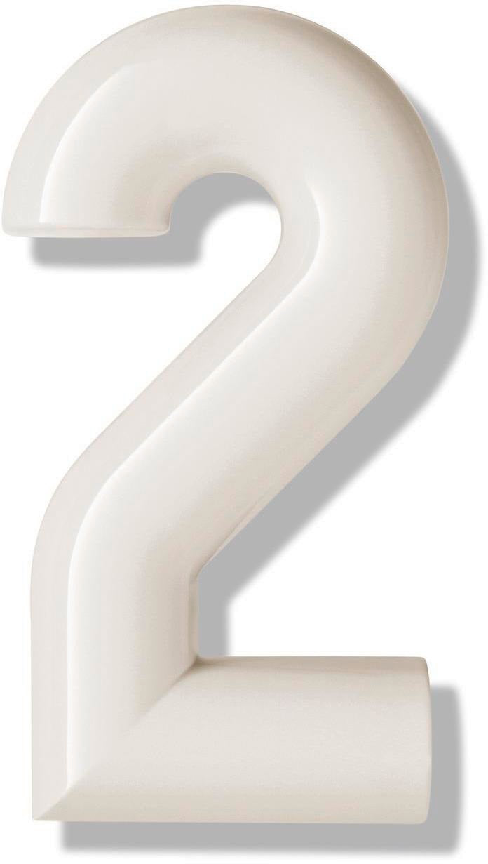 HEWI Hausnummer Ziffer 0 Spezial-Polyamid 99 reinweiß 165 mm Ø 33 mm