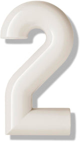 HEWI Hausnummer Ziffer 0 Spezial-Polyamid 99 reinweiß 165 mm Ø 33 mm