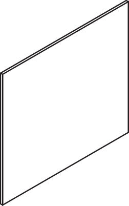 HEWI Kristallspiegel Serie 477, 600 x 390 mm, rechteckig, geschliffene Kanten