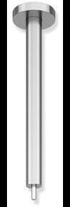 HEWI Deckenabhängung System 900, 400 mm, Edelstahl matt geschliffen, kürzbar