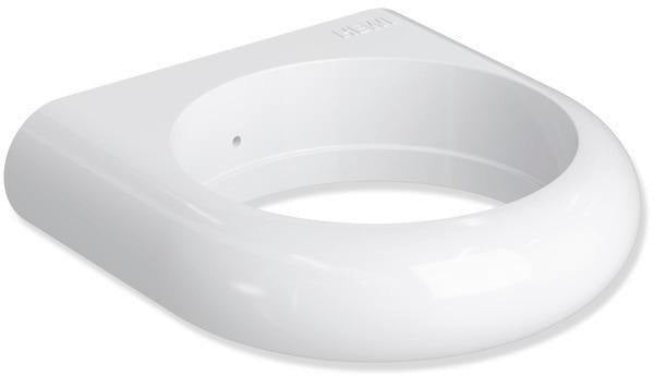 HEWI Halter Serie 801 senfgelb – Runder Zahnputzbecherhalter für Wandmontage