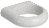 HEWI Halter Serie 801 senfgelb – Runder Zahnputzbecherhalter für Wandmontage