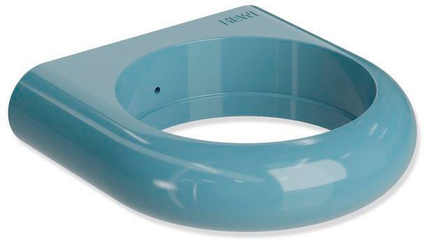 HEWI Halter Serie 801 senfgelb – Runder Zahnputzbecherhalter für Wandmontage