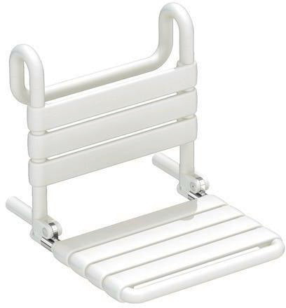 HEWI Einhängesitz Serie 801 klappbar senfgelb – Duschhilfe mit Rückenlehne, 150 kg