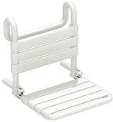 HEWI Einhängesitz Serie 801 klappbar senfgelb – Duschhilfe mit Rückenlehne, 150 kg