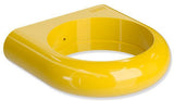 HEWI Halter Serie 801 senfgelb – Runder Zahnputzbecherhalter für Wandmontage