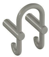 HEWI Garderobendoppelhaken Serie 801 – Senfgelb, Haken nach hinten, 90 mm