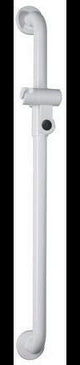 HEWI Brausehalterstange Serie 801, 900 mm, senfgelb, mit Brausehalter, Stahlkern