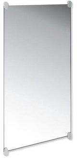 HEWI Wandspiegel Serie 801 senfgelb – 600 x 1200 mm Kristallglas mit Spiegelhaltern