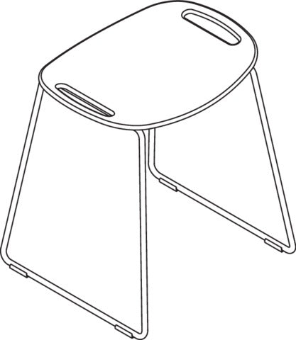 HEWI Duschhocker Systemunabhängige Sitze 950 – tiefschwarz, verchromtes Gestell, 150 kg Belastbarkeit