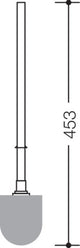 HEWI WC-Bürste Serie 477 senfgelb – Auswechselbarer Bürstenkopf, 460 mm