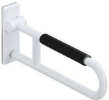 HEWI Mobiler Stützklappgriff Serie 801 mit Armpolster, 850 mm, senfgelb