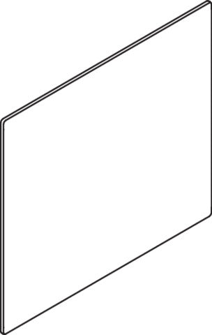 HEWI Kids Spiegel 450 x 400 mm Apfelgrün – Rechteckiger Wandspiegel mit ESG-Sicherheitsglas