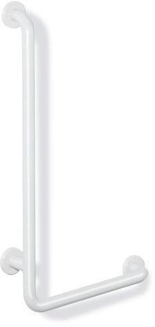 HEWI Winkelgriff Serie 801, 500 x 1000 mm, senfgelb – Stützgriff mit Stahlkern
