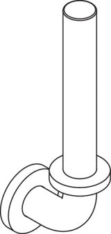 HEWI Reservepapierhalter Serie 801 für 2 WC-Rollen, senfgelb, diebstahlgeschützt