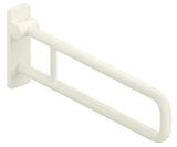 HEWI Stützklappgriff Serie 801 drehbar 700 mm senfgelb – Wandmontage, 100 kg belastbar