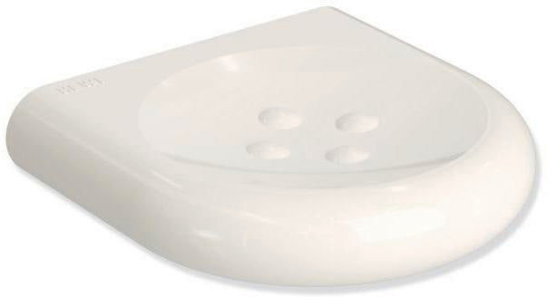 HEWI Seifenablage Serie 477, groß, mit Noppen, senfgelb, 120 mm, diebstahlgeschützt