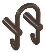 HEWI Garderobendoppelhaken Serie 801 – Senfgelb, Haken nach hinten, 90 mm