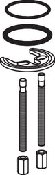 HEWI Befestigungsmaterial 2-Punkt für elektronische Waschtischarmaturen – System-Armaturen