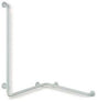 HEWI Dusch- und Wannenhandlauf Serie 801 senfgelb 762 x 900 mm – Eckwandbügel mit Stahlkern