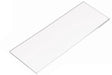 HEWI Glasplatte Serie 477 aus Klarglas, 197 mm breit, 8 mm stark, geschliffene Kanten