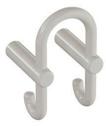 HEWI Garderobendoppelhaken Serie 801 – Senfgelb, Haken nach hinten, 90 mm
