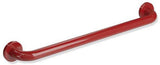 HEWI Haltegriff Serie 801, 600 mm, senfgelb – mit Metallkern und verdeckter Wandbefestigung
