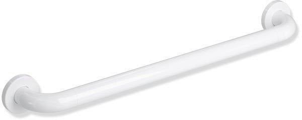 HEWI Badetuchhalter Serie 477, 600 mm, senfgelb – Wandmontage mit Rosetten