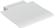 HEWI Klappsitz 450 mit Wandkonsole – Signalweiß, 450 mm, hochklappbar, bis 150 kg